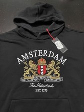 Amsterdam University Souvenir Tourist Pullover Hoodie, Heather Grey — listing 6
