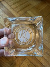 1960 Kennel Club Dog Show Smoked Glass Trinket Tray, Sixtieth Anniversary October 1960