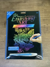 Royal Langnickel Engraving Art Picture Kit, Mini 5x8 inch (Set of 3 - Dolphin Holographic, Tiger Copper, Panda) — listing 2