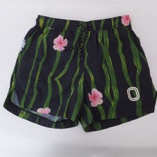 Overtime Athletic Mesh Shorts Blue Yellow Abstract Print — listing 2