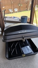 SportRack Vista XL Rear Opening Rooftop Cargo Box, Black — listing 2