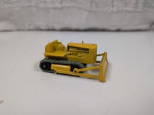 Vintage Matchbox Lesney King Size Caterpillar Crawler Tractor / Bulldozer, Yellow & Green with 'COBRA' Engine — listing 5