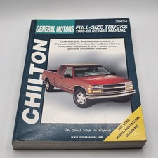 Chilton General Motors Full-Size Trucks 1988-98 Repair Manual #28624 — listing 6