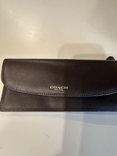 Coach Slim Envelope Wallet in Yellow Crossgrain Leather, listing 5