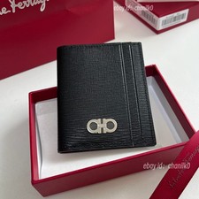 Salvatore Ferragamo Black Quilted Leather Kisslock Wallet — listing 5