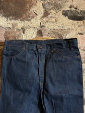 Vintage 1970s Levi's Bell Bottom Flare Jeans, Light Wash, Distressed Hem — listing 2