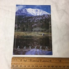 Lassen Volcanic National Park Postcard #165 - Manzanita Lake Reflecting Lassen Peak — listing 2