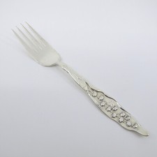 Whiting Lily Pattern Sterling Silver Fish Knife & Fork Set, Fork 7-3/4", Knife 8-1/2" — listing 6