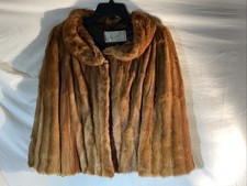 Vintage Mink Fur Stole with Shawl Collar, Miller Bros Rome — listing 4