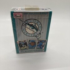 1993 Florida Marlins Inaugural Year Major League Playing Cards - Bicycle Sports Collection — listing 3