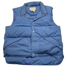 L.L.Bean Outdoors Men's Down Puffer Vest, Black, Size Medium Regular
