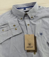Ariat Men's Turquoise Floral Medallion Print Western Shirt, Size XXL, listing 2