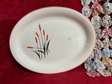 Universal Cambridge Cattail (Bittersweet) Pattern Tab-Handled Serving Bowl / Vegetable Dish — listing 5
