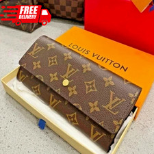 Louis Vuitton Monogram Canvas Hard-Sided Suitcase / Briefcase Trunk with Leather Trim and Brass Latches
