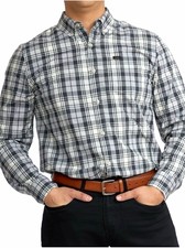 Lee Premium Select Regular Fit Men's Short-Sleeve Plaid Button-Down Shirt, Size XL