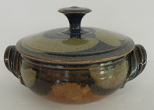 Mixed Lot of Stoneware & Ceramic Serving Pieces (Meyer Blue Casserole, Pinnacle Bowl, Sea Sand & Sky Platters) Set of 6, listing 4