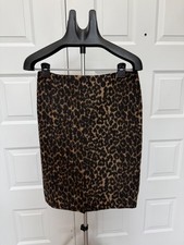 Leopard Print Pencil Skirt