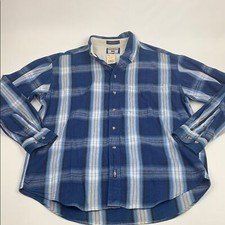 Lee Premium Select Regular Fit Men's Short-Sleeve Plaid Button-Down Shirt, Size XL — listing 3
