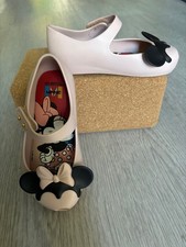 Mini Melissa Girls' Floral Print Mary Jane Jelly Flats — listing 6