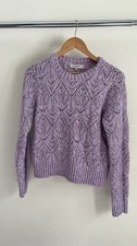 Casa Cabana Cream Cable-Knit Sweater with Rhinestone Embellishment, Size XL — listing 6