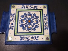 Pfaltzgraff Orleans Ceramic Cheese Tray with Sculpted Slicer