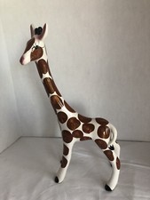Decorative Giraffe Figurine on Pedestal Stand — listing 6