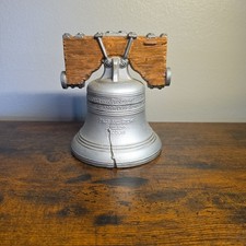 Liberty Bell Christmas Hand Painted Ceramic Illuminated Schoolhouse — listing 2
