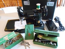 Singer Featherweight 221-1 Portable Electric Sewing Machine with Case and Accessories — listing 6