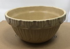 Vintage Yellow-Glazed Stoneware Crock Bowl — listing 5