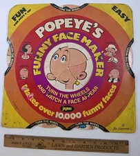 Popeye's Funny Face Maker Turn-the-Wheels Toy by Jaymar