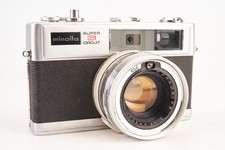 Minolta Hi-Matic 11 Super 3 Circuit 35mm Rangefinder Film Camera with Leather Case — listing 2