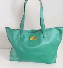 Joy Mangano Green Pebbled Leather Wristlet Pouch — listing 4
