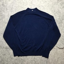 Vintage 1960s Ban-Lon by Alba Rust Mock-Neck Knit Sweater, Size 36 — listing 3