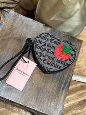 Juicy Couture Gothic Logo Print Wristlet Clutch — listing 2