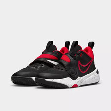 Nike Team Hustle D 11 Basketball Shoe Black/White Kids — listing 5