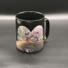 Thomas Kinkade Disney Mickey & Minnie Sweetheart Bridge Morphing Mug — listing 2