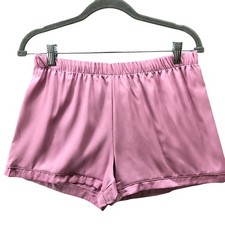 Juicy Couture Satin Sleep Shorts Burgundy Logo Waistband — listing 3
