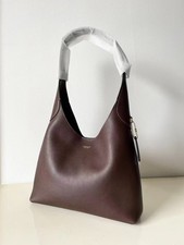 Coach Brooklyn Leather Shoulder Hobo Bag in Dark Brown — listing 2