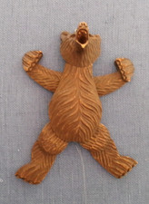 Antique Folk Art Wooden Dancing Man Toy with Top Hat, 20cm Figure on 30cm Stick — listing 4