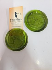 Jamestown Glasshouse Hand-Blown Green Glass Mug/Tankard, Colonial National Historical Park — listing 6