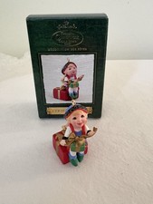 Hallmark Keepsake Curius the Elf Collector's Club Ornament 2002
