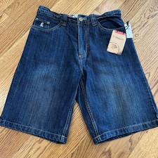 Disney Mickey Mouse High-Rise Button Fly Cuffed Denim Shorts — listing 2