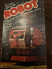 Vintage 1970s-80s Battery Operated Floating Robot Toy in Original Box — listing 3