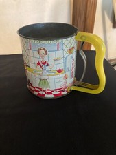 Vintage Androck 3-Screen Flour Sifter with Atomic Starburst Design — listing 6