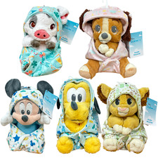 Vintage Disney Baby Mickey & Minnie Mouse Mini Plush Set with Rattles — listing 2