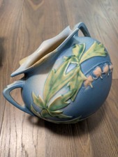 Roseville Pottery Bleeding Heart Jardinière 651-6 in Pink — listing 3