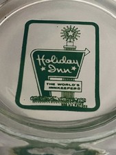 Vintage Holiday Inn Glass Ashtray with Great Sign Logo — listing 6