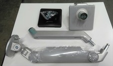 Humanscale M8 Monitor Arm, Polished Aluminum with White Trim — listing 3