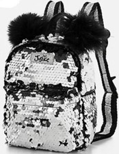Mini Backpack with Sticker/Emoji All-Over Print and Pink Trim — listing 3