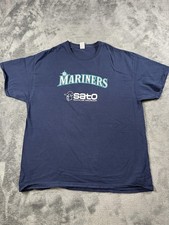 Vintage 1997 Seattle Mariners AL West Division Champs Teal T-Shirt, Size Large — listing 3